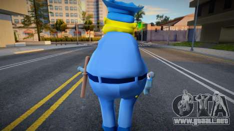 Chief Clancy Wiggum Skin from The Simpsons para GTA San Andreas