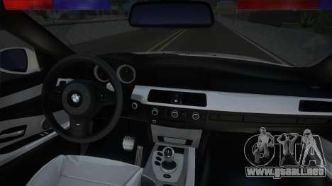 BMW M5 E60 Polis para GTA San Andreas