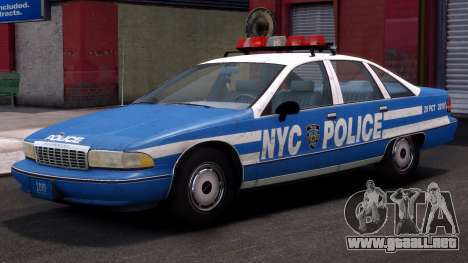 NYPD - Chevrolet Caprice Tripack Police para GTA 4