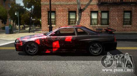 Nissan Skyline R34 R-Sport S4 para GTA 4