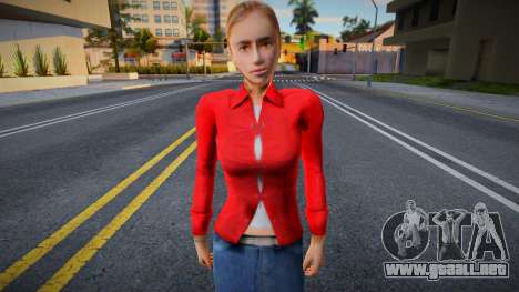 Mujer ordinaria en estilo KR 7 para GTA San Andreas
