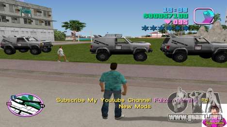 Genera un número ilimitado de coches de SandKing para GTA Vice City