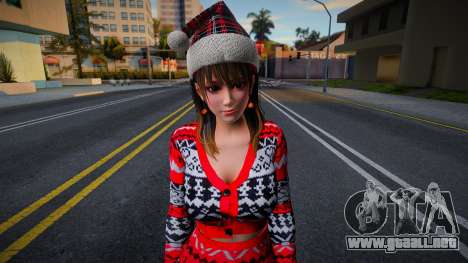 DOAXVV Nanami - Christmas Clothes Set v1 para GTA San Andreas