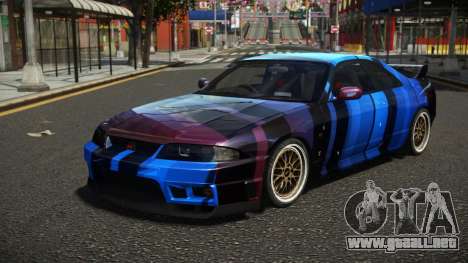 Nissan Skyline R33 R-Ti S1 para GTA 4