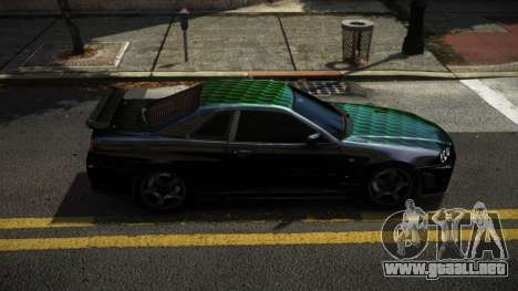 Nissan Skyline R34 R-Sport S12 para GTA 4