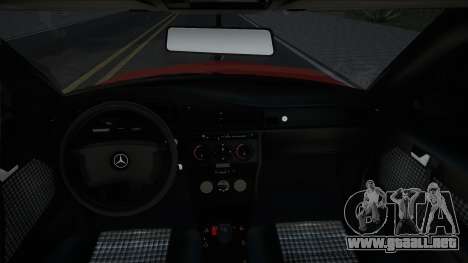 Mercedes-Benz 190E (W201) Red para GTA San Andreas