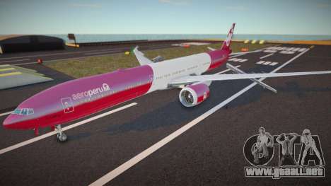 Boeing 777-9X Livery Peruvian Ride para GTA San Andreas