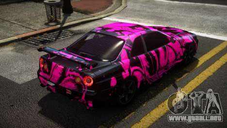 Nissan Skyline R34 R-Sport S13 para GTA 4