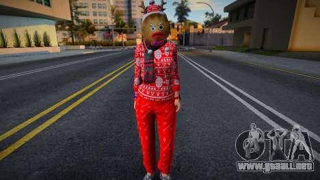 Nagisa - Christmas Winter Wonder Pijama v1 para GTA San Andreas