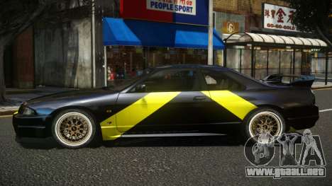 Nissan Skyline R33 R-Ti S14 para GTA 4