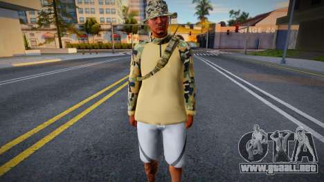 SKIN DE GUERRILHA 1 para GTA San Andreas