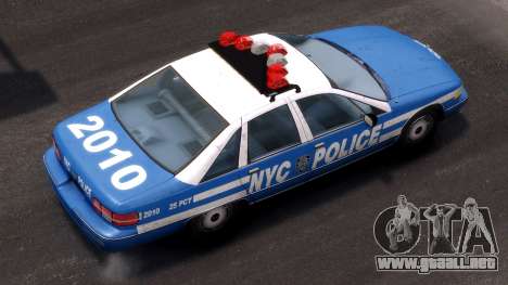 NYPD - Chevrolet Caprice Tripack Police para GTA 4