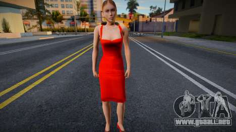 Chica en vestido estilo kr 3 para GTA San Andreas