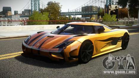 Koenigsegg Agera S-Sports S8 para GTA 4