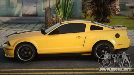 Ford Mustang GT 2005 Yellow para GTA San Andreas