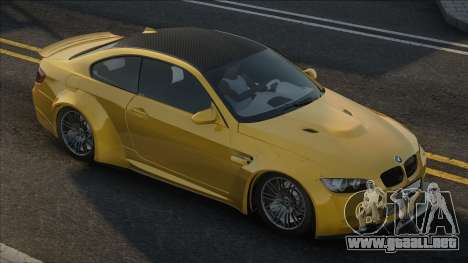 BMW M3 E92 Coupe [Yellow] para GTA San Andreas