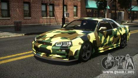 Nissan Skyline R34 R-Sport S5 para GTA 4