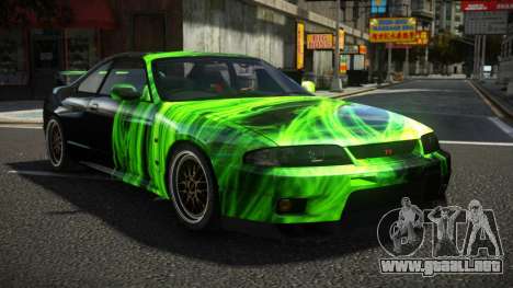 Nissan Skyline R33 R-Ti S12 para GTA 4