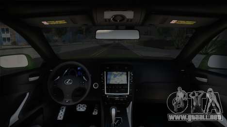 Lexus IS F [XCCD] para GTA San Andreas