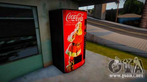 Christmas Santa Coca Cola Vending Machine para GTA San Andreas