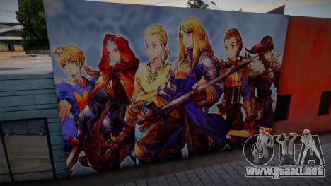 Final Fantasy Tactics Mural para GTA San Andreas