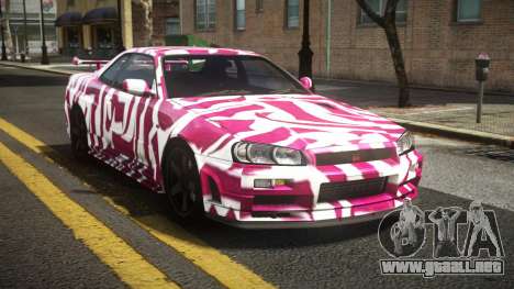 Nissan Skyline R34 R-Sport S2 para GTA 4