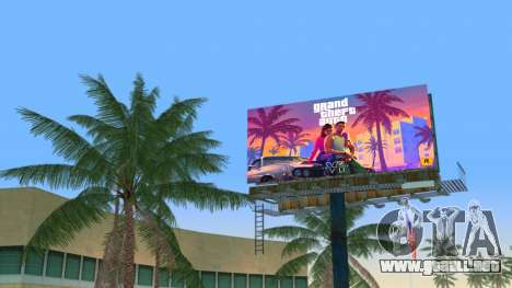 Billboard GTA 6 (GTA VI) para GTA Vice City