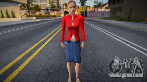 Mujer ordinaria en estilo KR 7 para GTA San Andreas