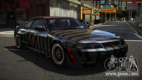 Nissan Skyline R33 R-Ti S11 para GTA 4