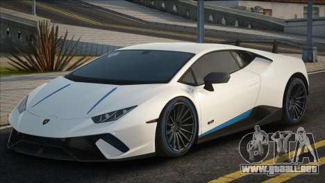 Lamborghini Huracan Perfomante White para GTA San Andreas