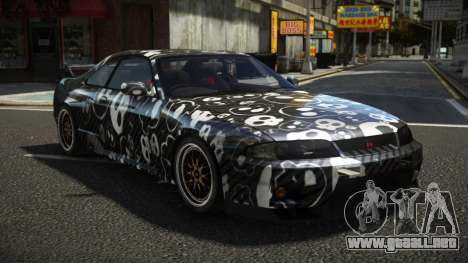 Nissan Skyline R33 R-Ti S6 para GTA 4