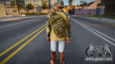 SKIN DE GUERRILHA 1 para GTA San Andreas