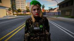 Chica Militar Brasil v1 para GTA San Andreas