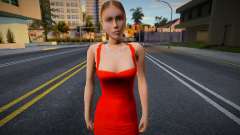Chica en vestido estilo kr 3 para GTA San Andreas