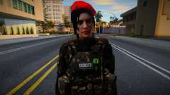 Chica Militar Brasil v2 para GTA San Andreas