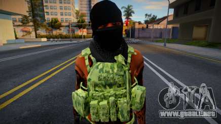 SKIN DE GUERRA GUERRILHA para GTA San Andreas