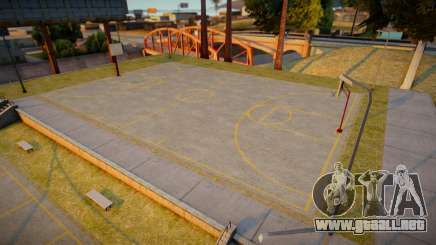 Cancha de baloncesto HD para GTA San Andreas