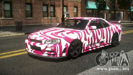 Nissan Skyline R34 R-Sport S2 para GTA 4