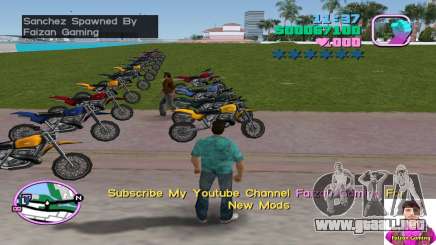 Bicicleta Spawn Sanchez para GTA Vice City