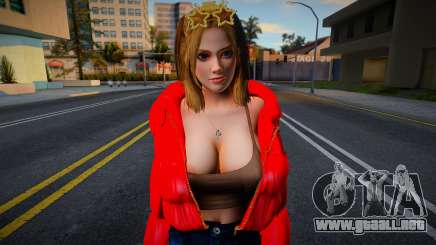 Tina Armstrong - Skinny Slip Puffer Jacket Happy para GTA San Andreas