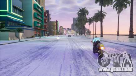 Invierno en Vice City para GTA Vice City Definitive Edition