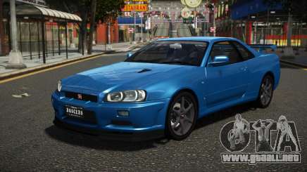 Nissan Skyline R34 G-Sports V1.1 para GTA 4