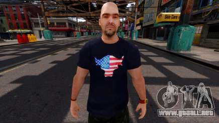 Deportistas con camisetas de luchadores de la WWE para GTA 4