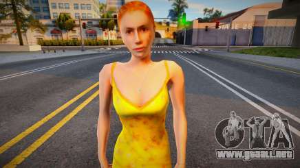 Niña en vestido estilo KR 1 para GTA San Andreas