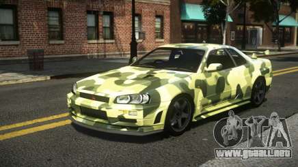 Nissan Skyline R34 R-Sport S6 para GTA 4