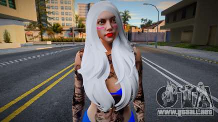 FAZENDO SKIN FEMININA PVP 1 para GTA San Andreas