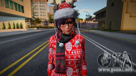 Nagisa - Christmas Winter Wonder Pijama v2 para GTA San Andreas