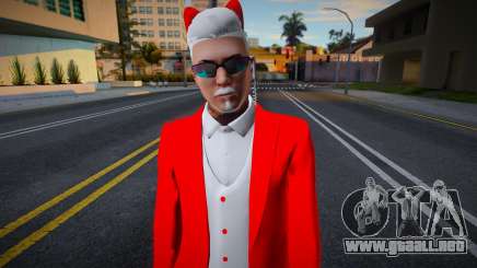 Gángster con chaqueta roja para GTA San Andreas