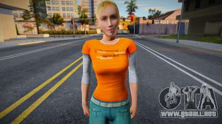 Mujer ordinaria en estilo KR 6 para GTA San Andreas