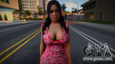 Chica con vestido de lunares para GTA San Andreas